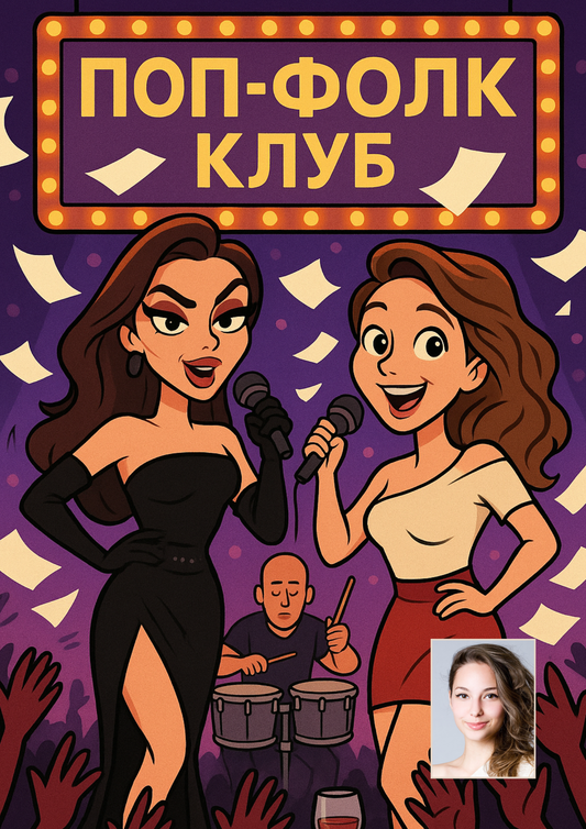 Поп-фолк персонализиран постер