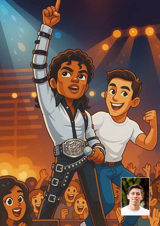 Поп-музикален персонализиран постер 🎶