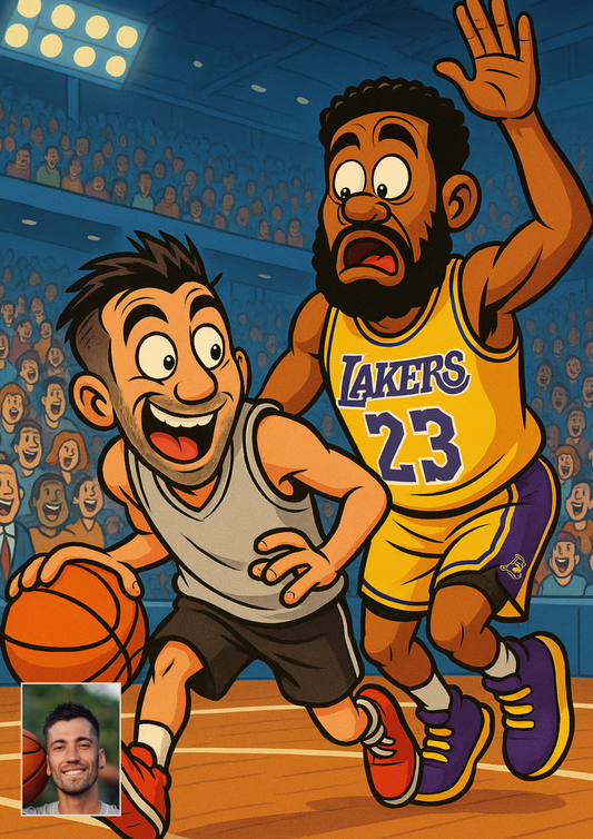 Баскетболен персонализиран постер 🏀