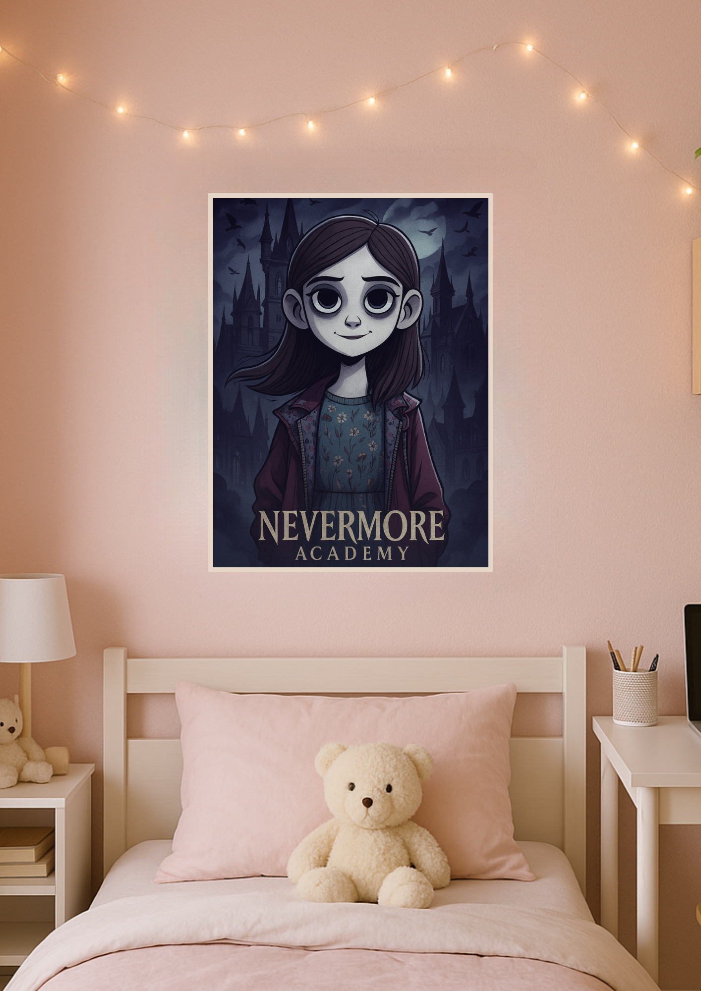 Мистериозен портрет с готическа атмосфера! 🕷️