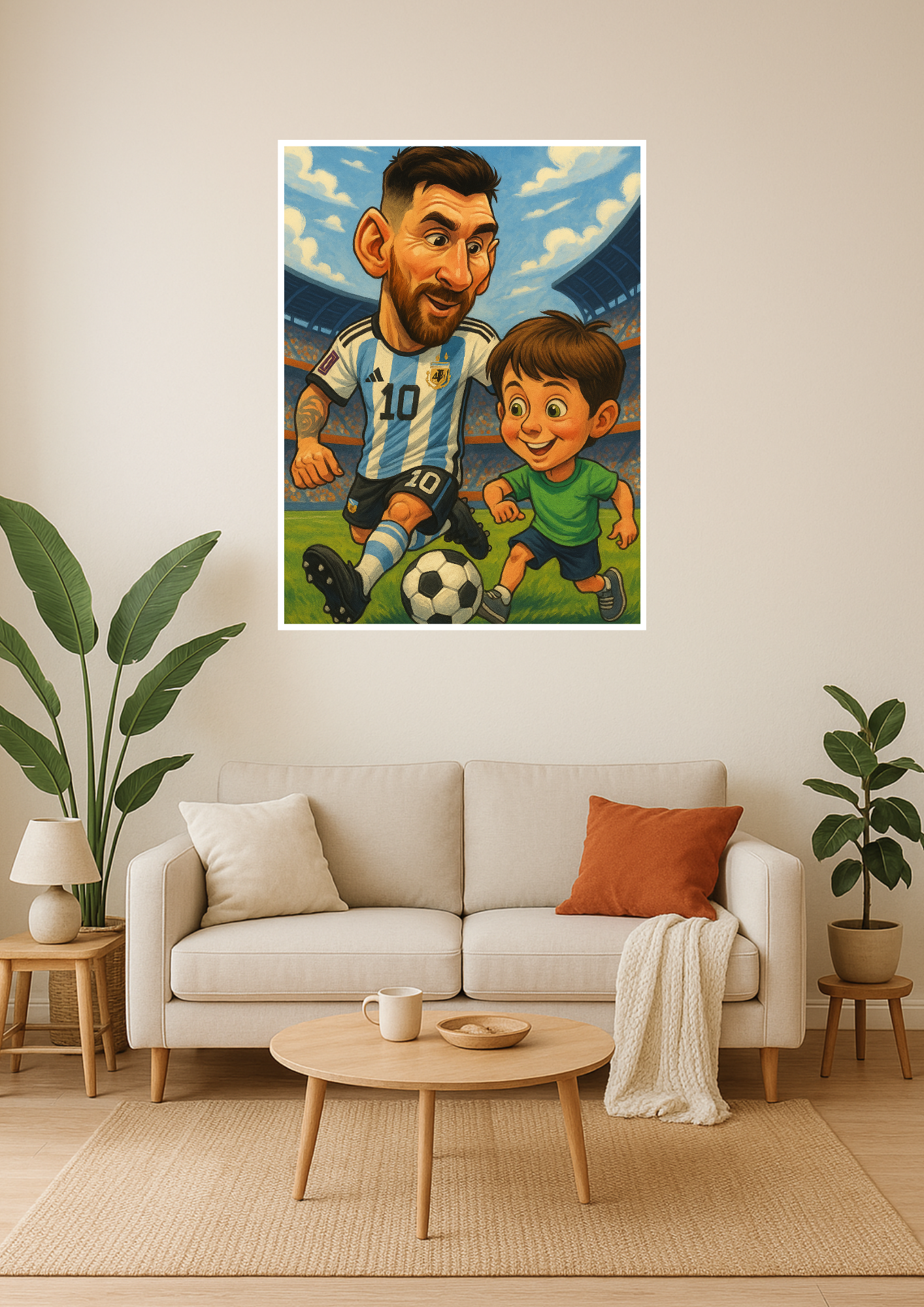 Футболен персонализиран постер ⚽
