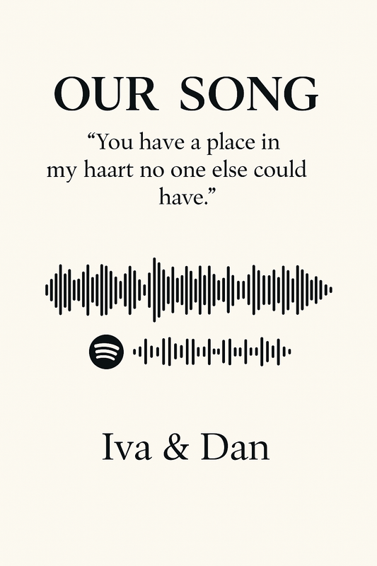 "Нашият момент" персонализиран постер 👩‍❤️‍👨